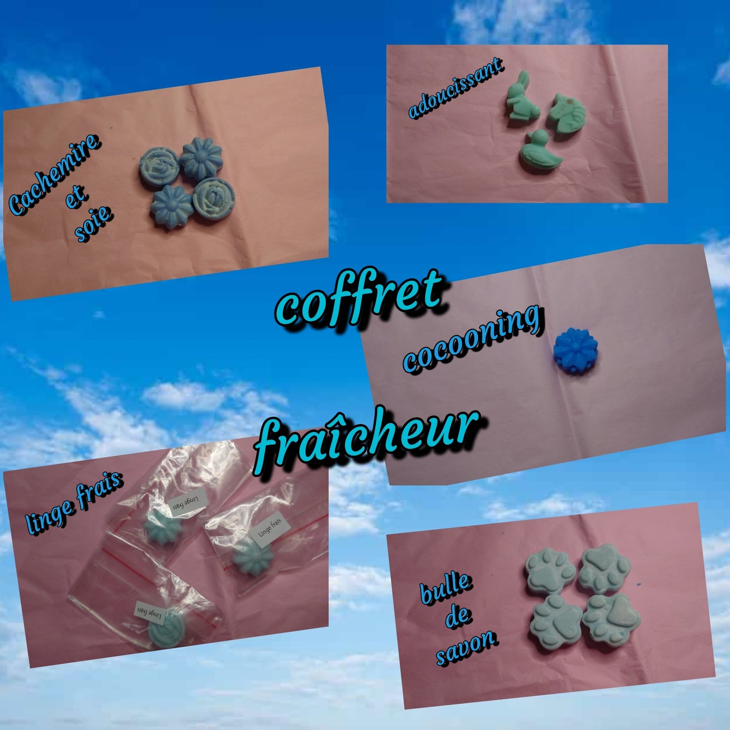 fondant parfumé Coffret fraîcheur - Les fondants parfumés de nanou