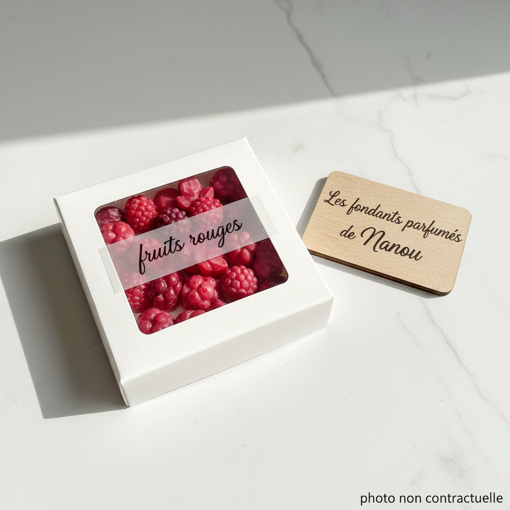 fondant parfumé Coffret fruits rouges - Les fondants parfumés de nanou
