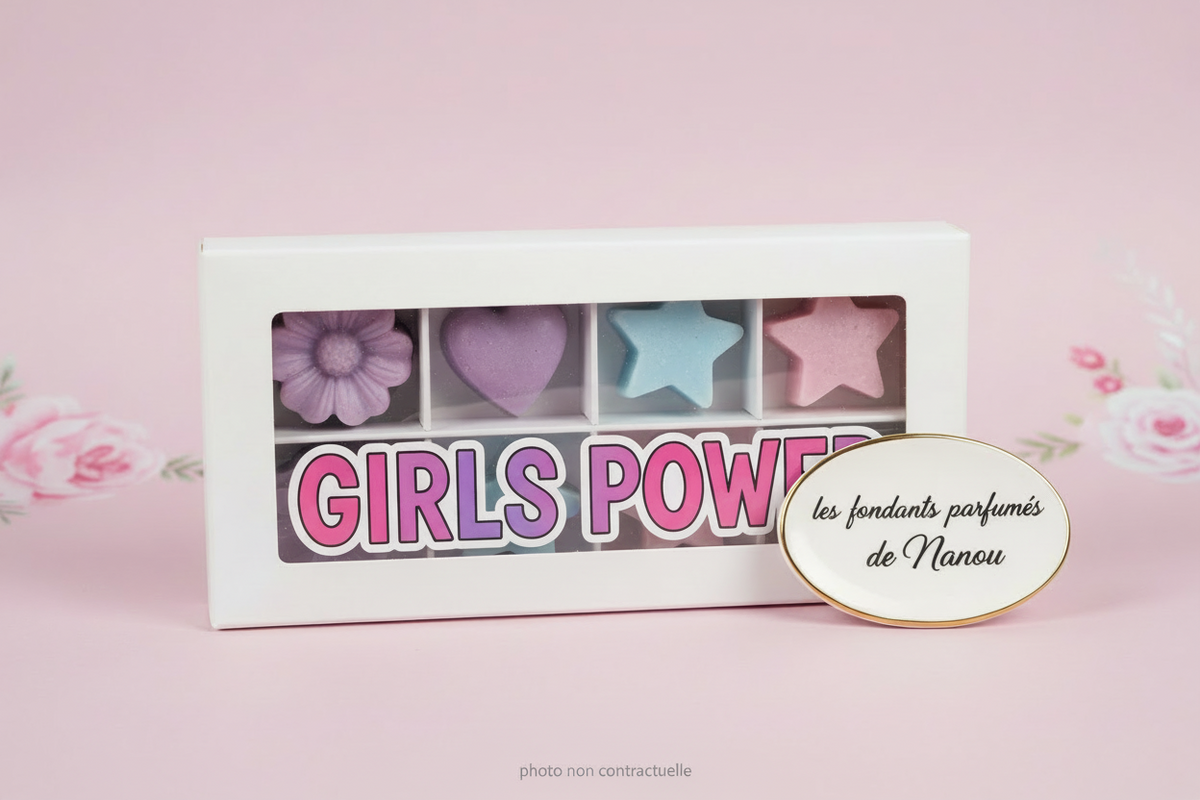 Coffret 5 Fondants girls power (odeur parfums)