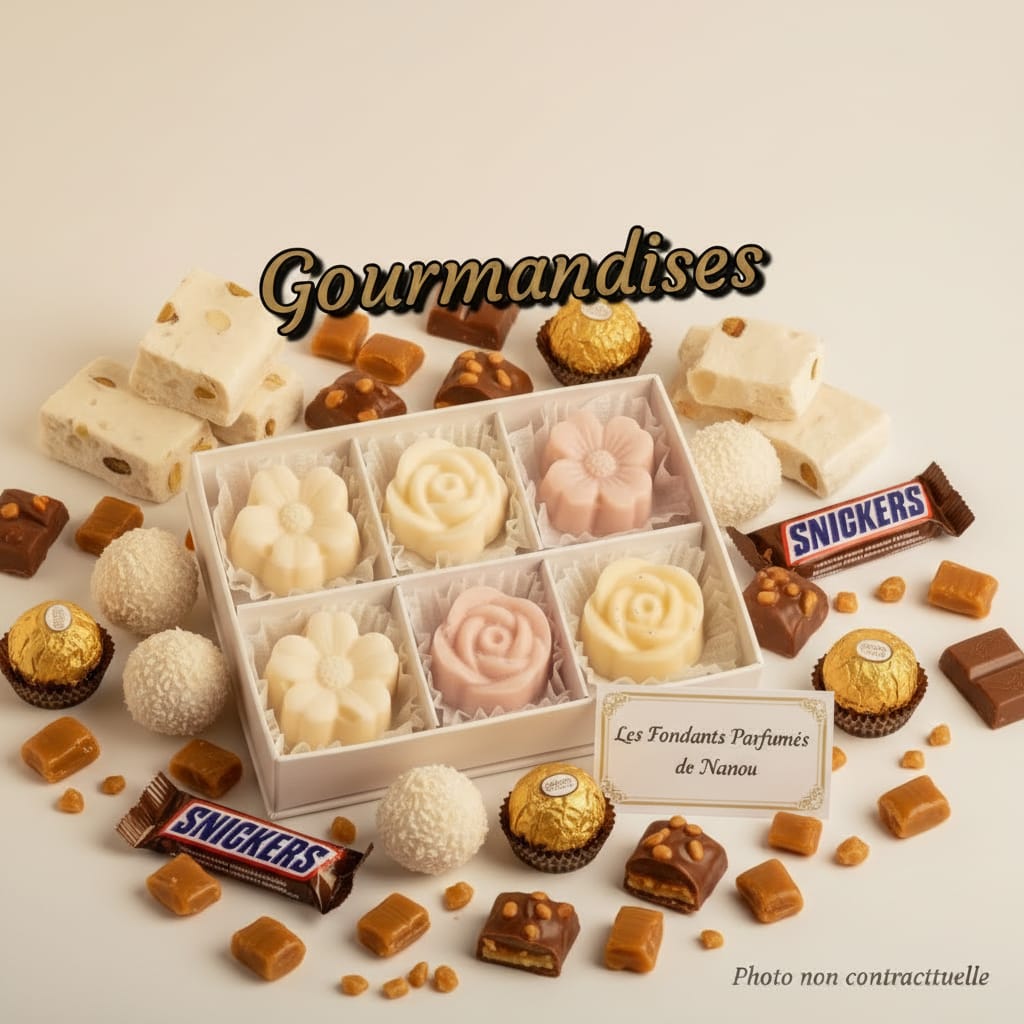 fondant parfumé Coffret gourmandises - Les fondants parfumés de nanou