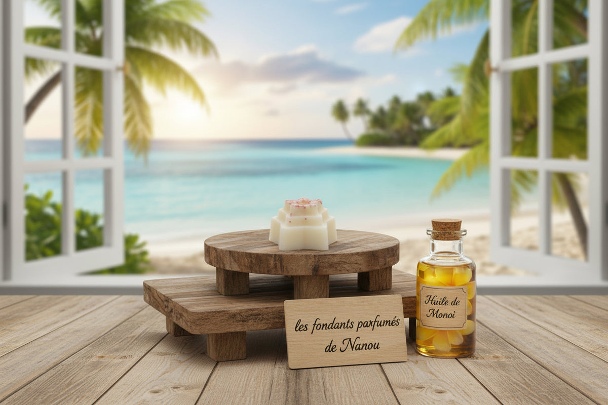 Fondant parfumé 20g monoi - Les fondants parfumés de nanou