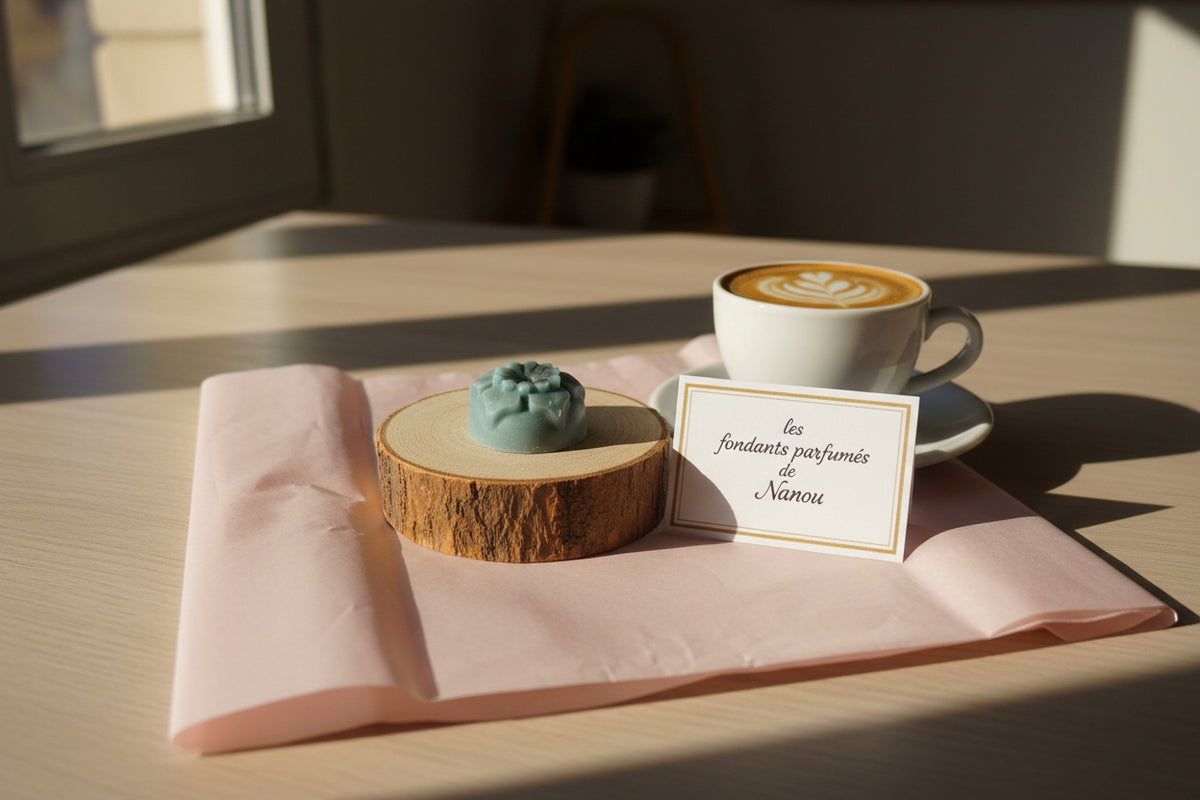 Fondant parfumé cappuccino - Les fondants parfumés de nanou