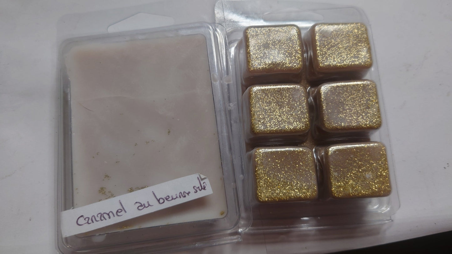 Fondant parfumé clamshell (boîte) caramel au beurre salé - Les fondants parfumés de nanou