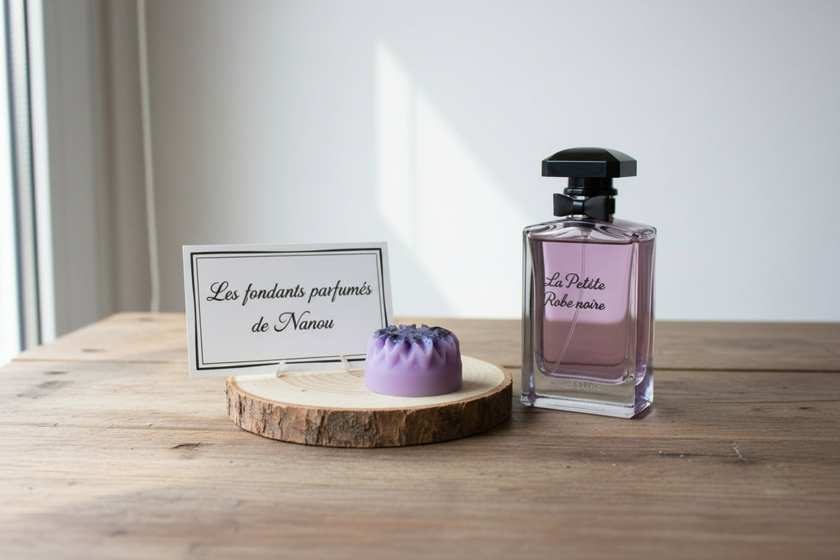 Fondant classique chic(inspiration petite robe noire) - Les fondants parfumés de nanou