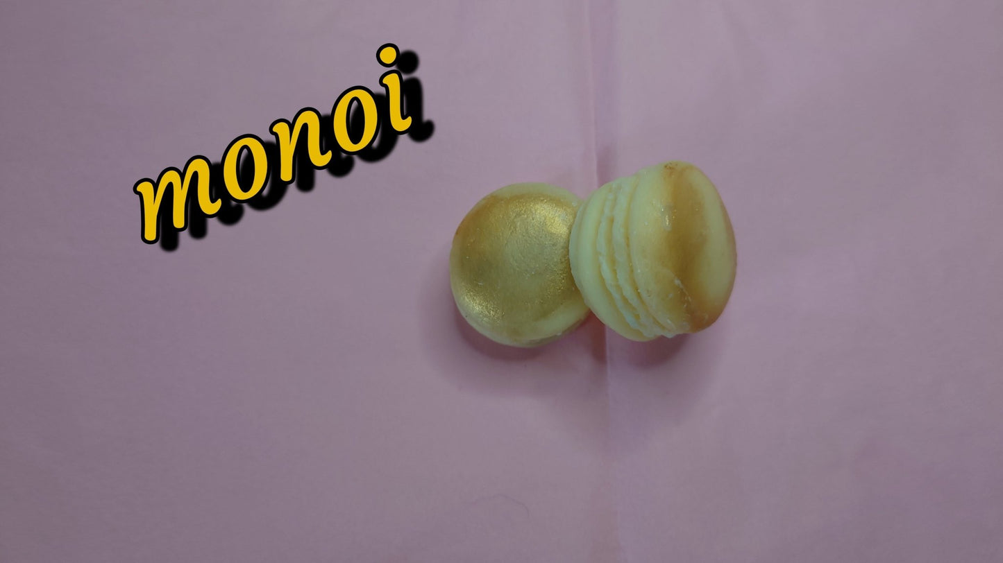 Fondant parfumé format macaron monoï - Les fondants parfumés de nanou