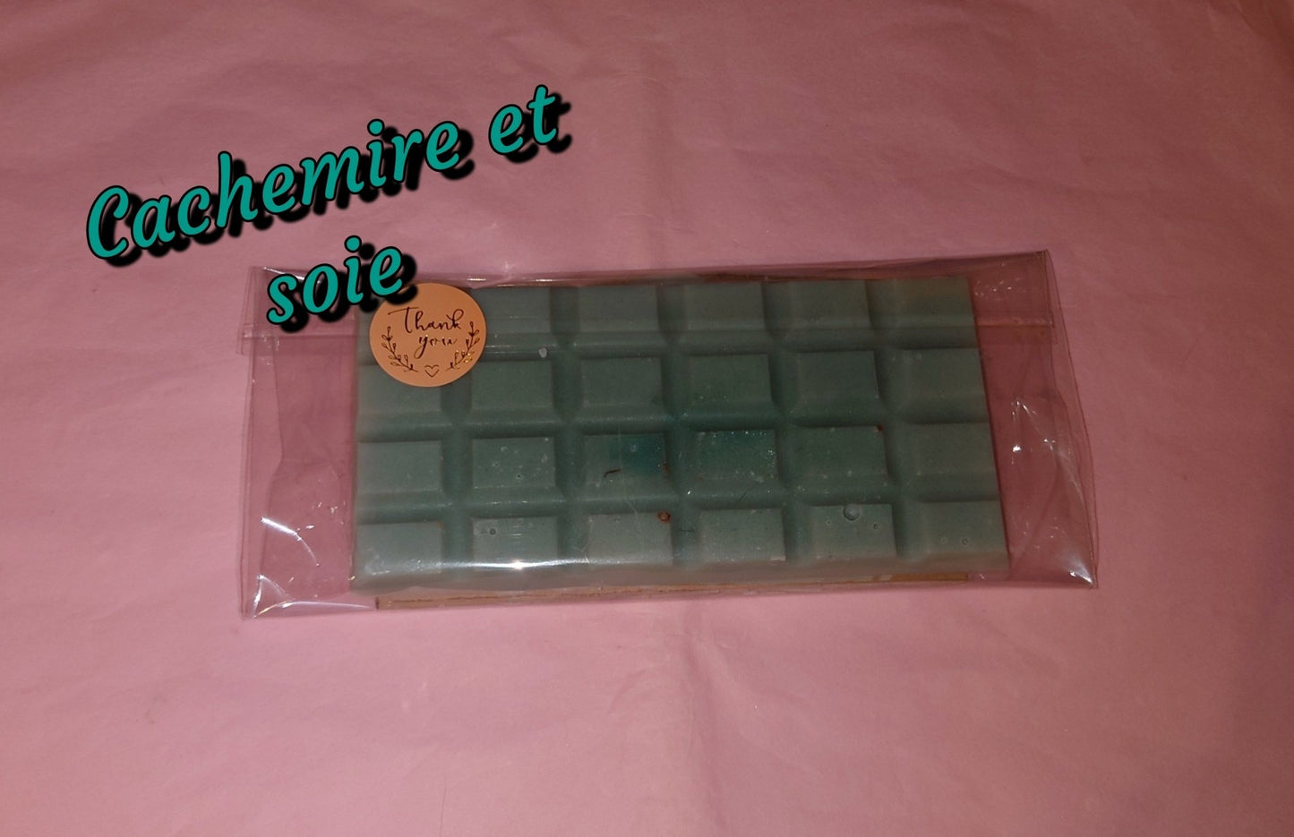 Fondant parfumé format tablette cachemire et soie - Les fondants parfumés de nanou