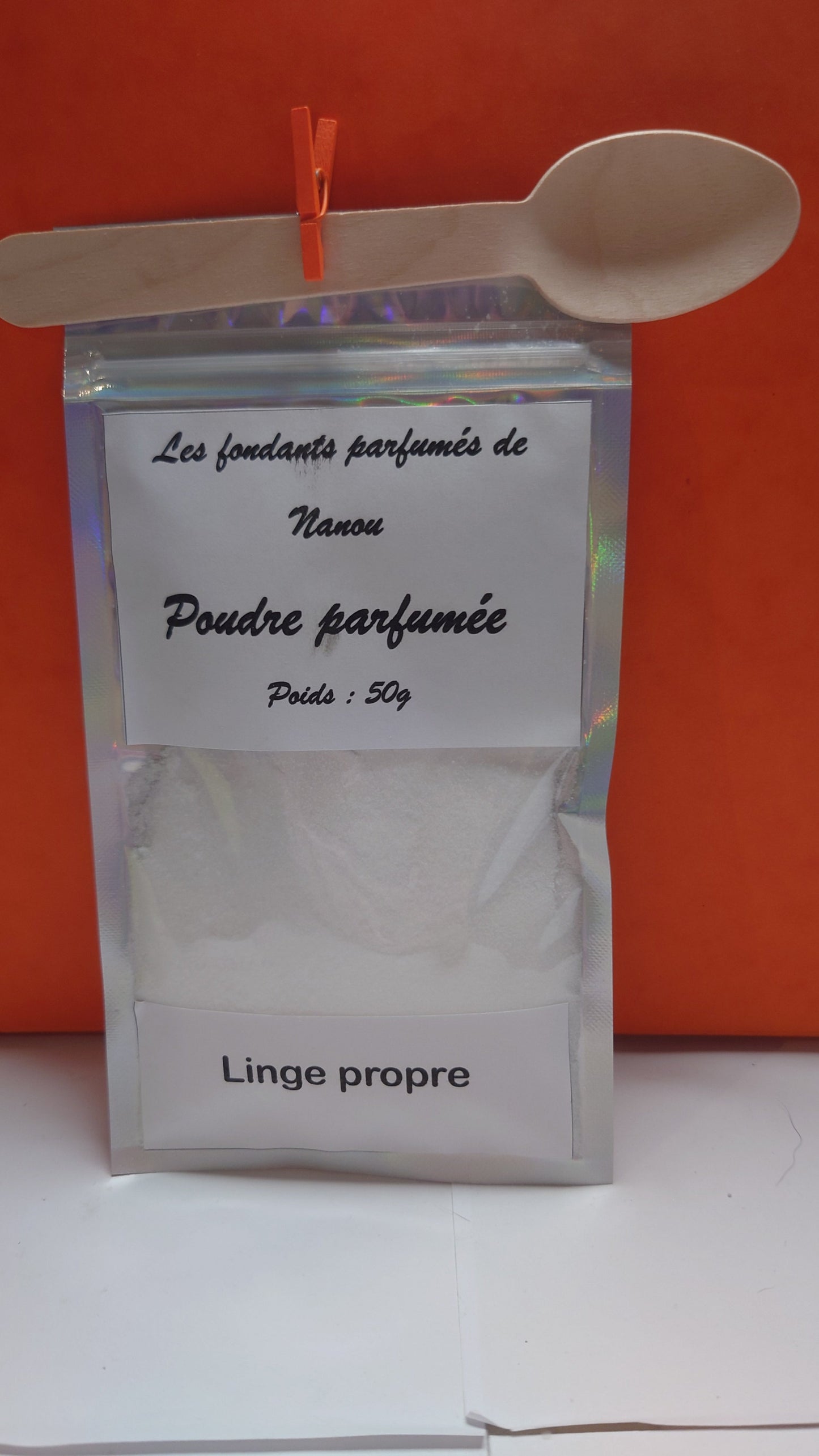 poudre parfumée pour aspirateur linge propre 50g