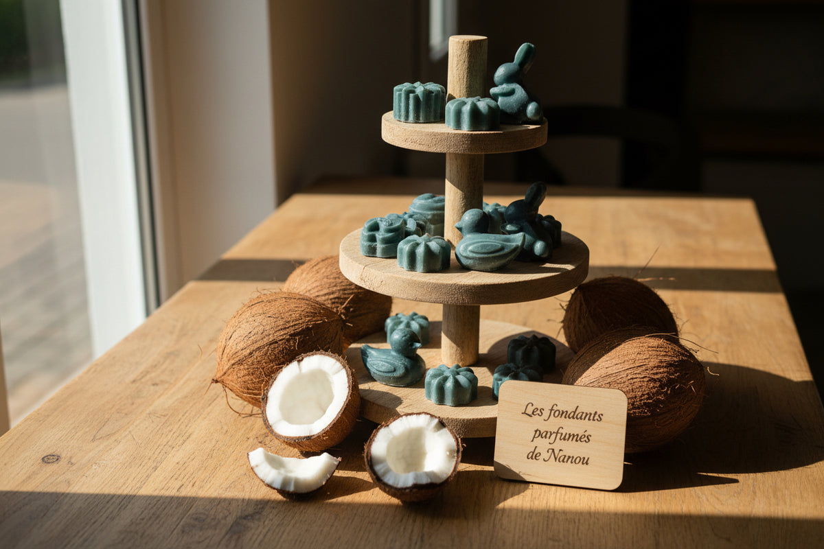 fondant parfumé noix de coco
