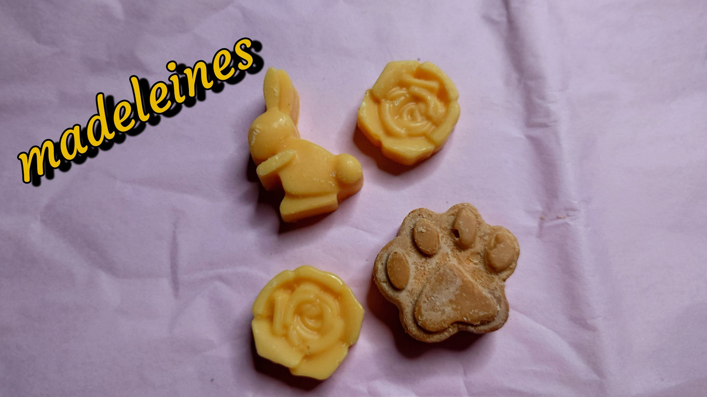 fondant parfumé madeleine