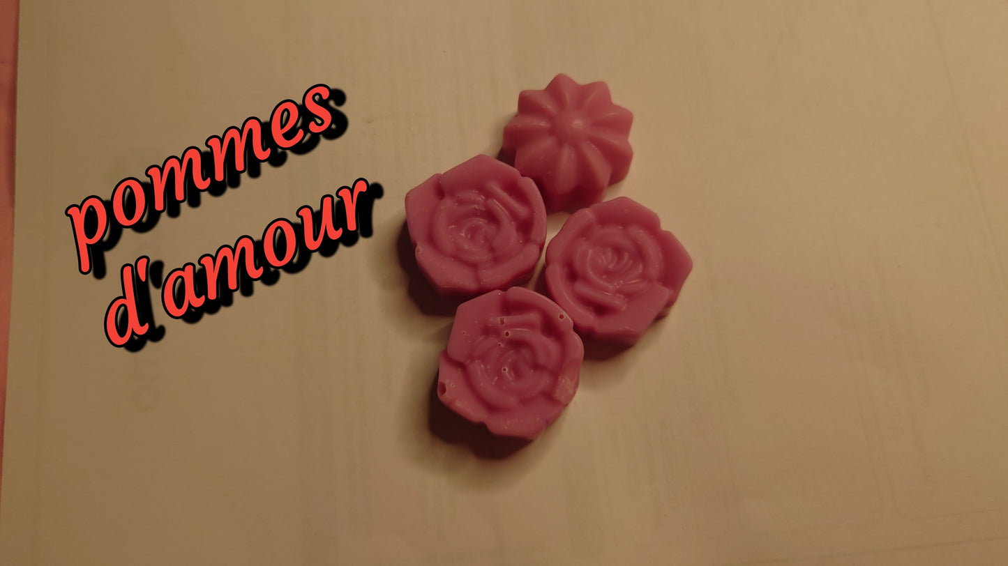 fondant parfumé pomme d'amour