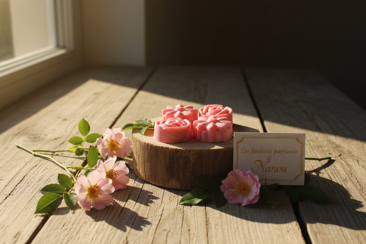 fondant rose sauvage