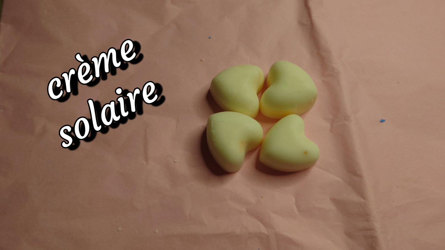 fondant parfumé creme solaire