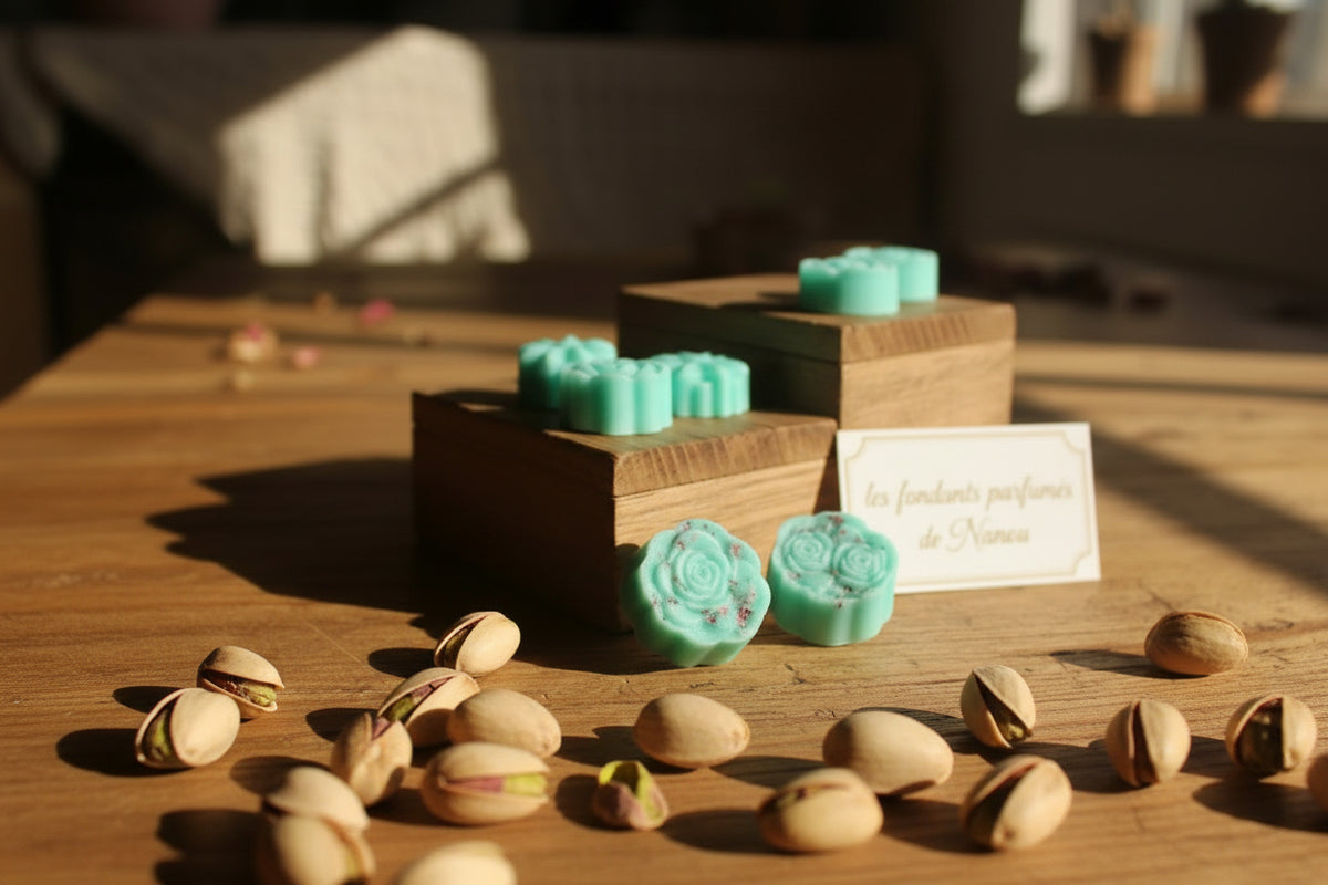 fondant parfumé pistache