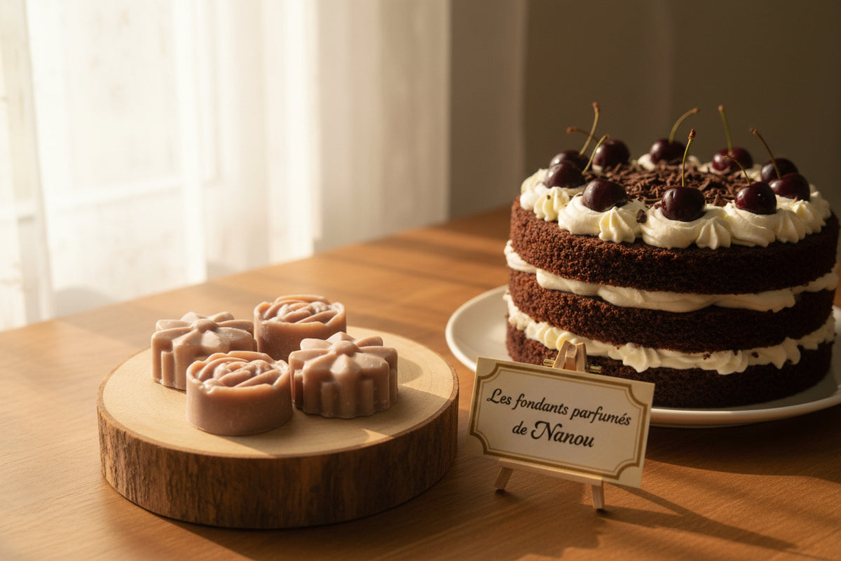 fondant parfumé foret noire