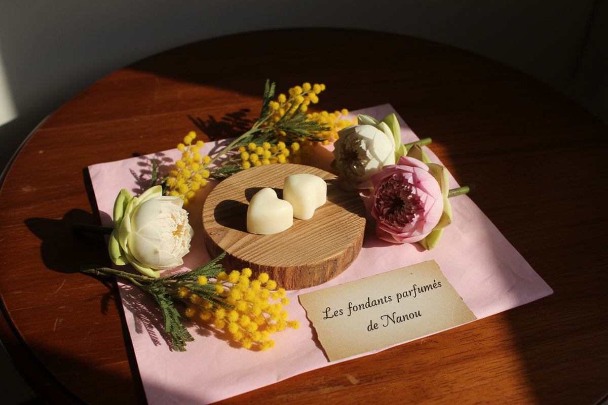 fondant parfumé mimosa fleur de lotus