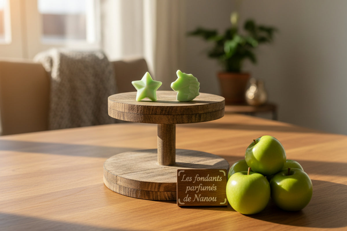 fondant parfumé pomme verte
