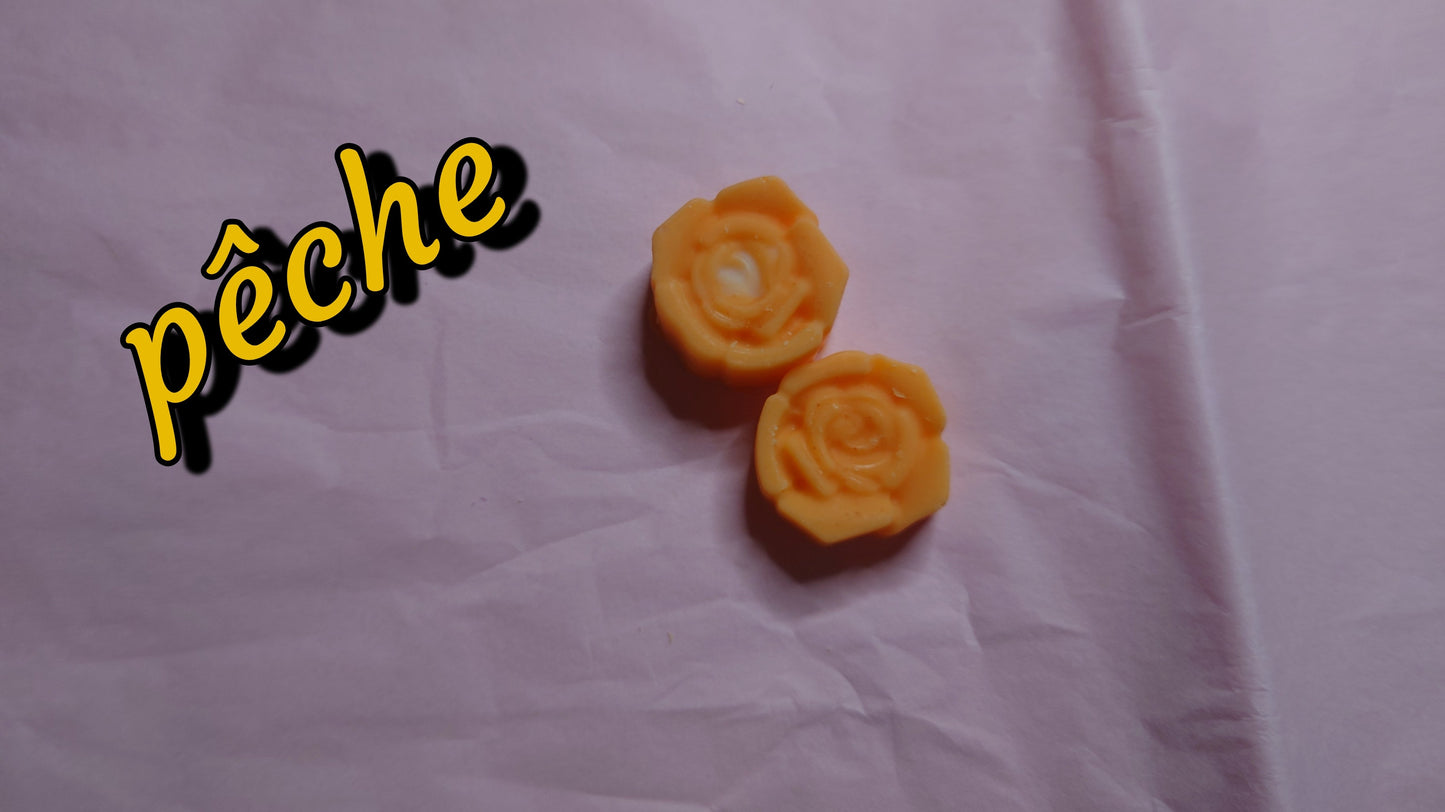 fondant parfumé pêche