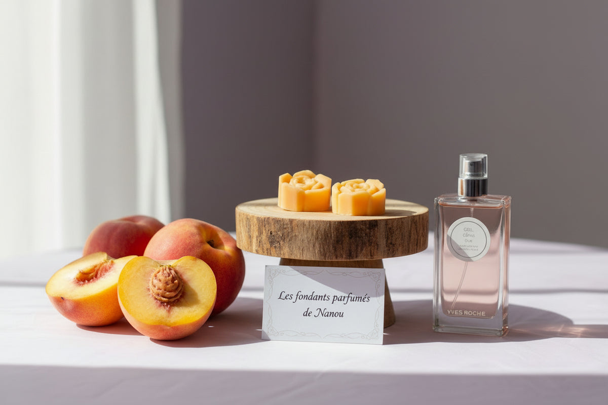 fondant parfumé pêche