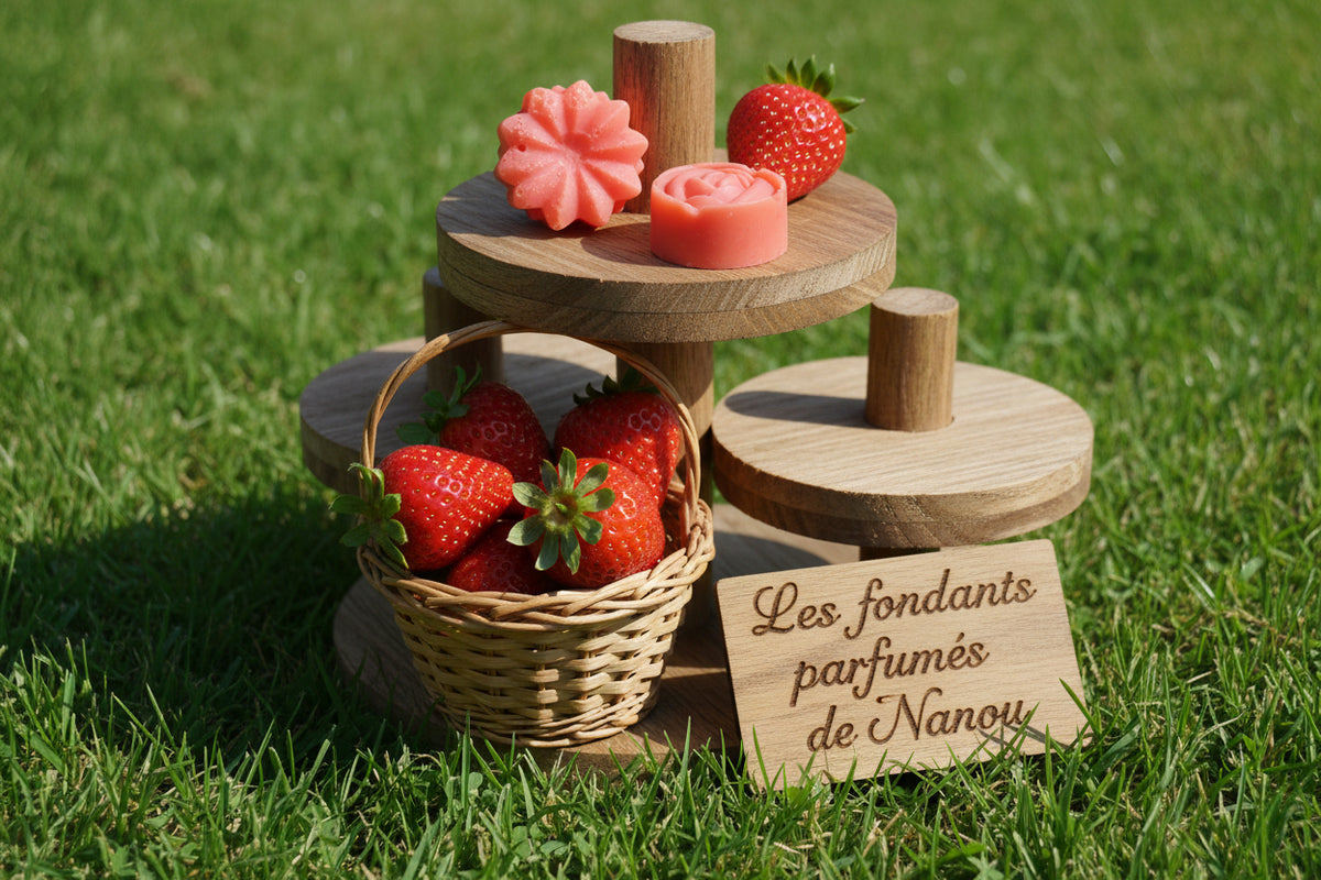 fondant parfumé fraise