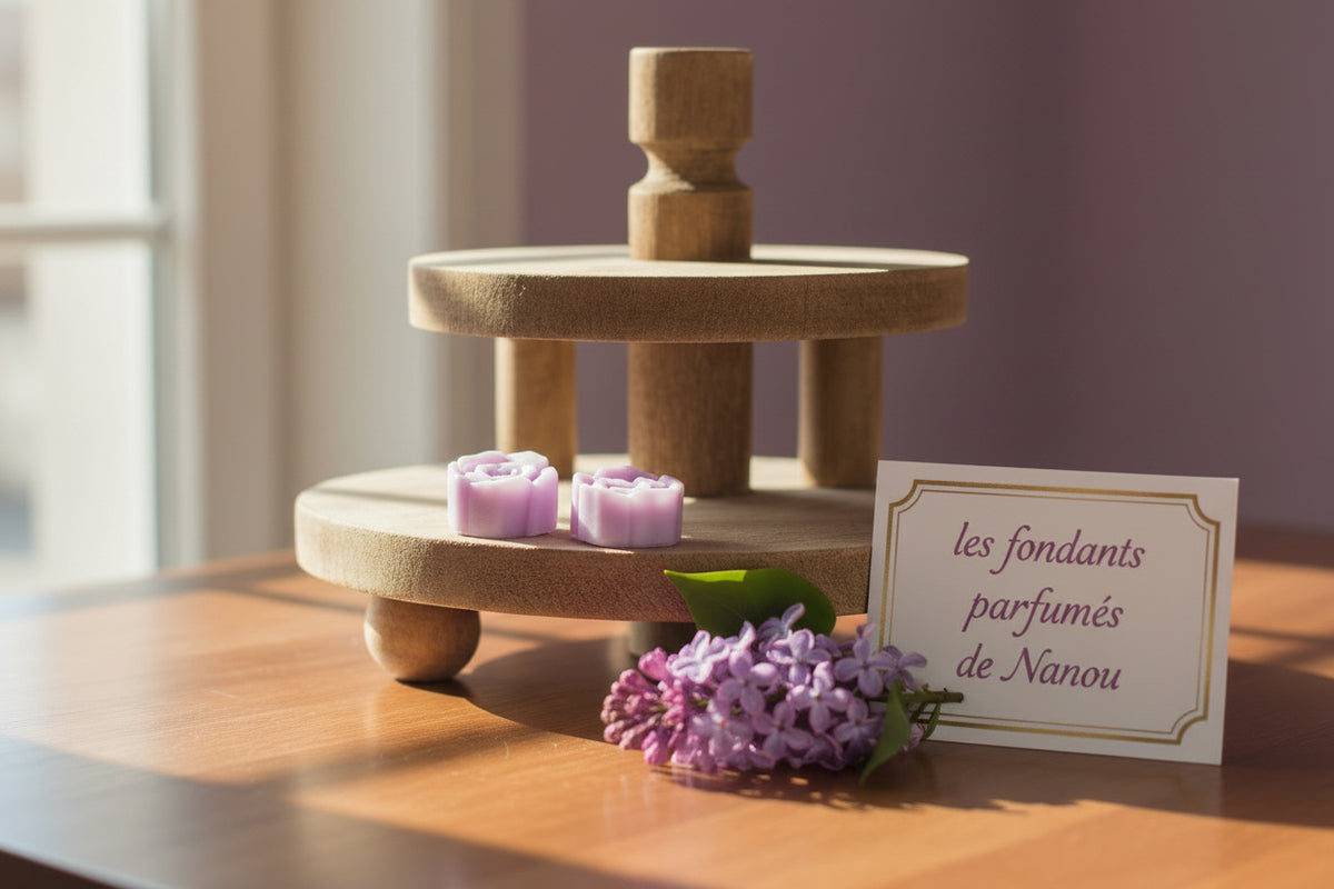 fondant parfumé lilas