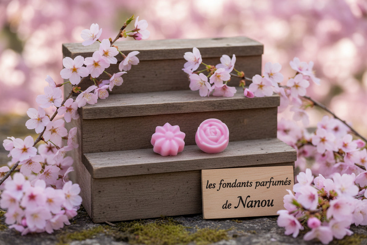 fondant parfumé fleur de cerisier
