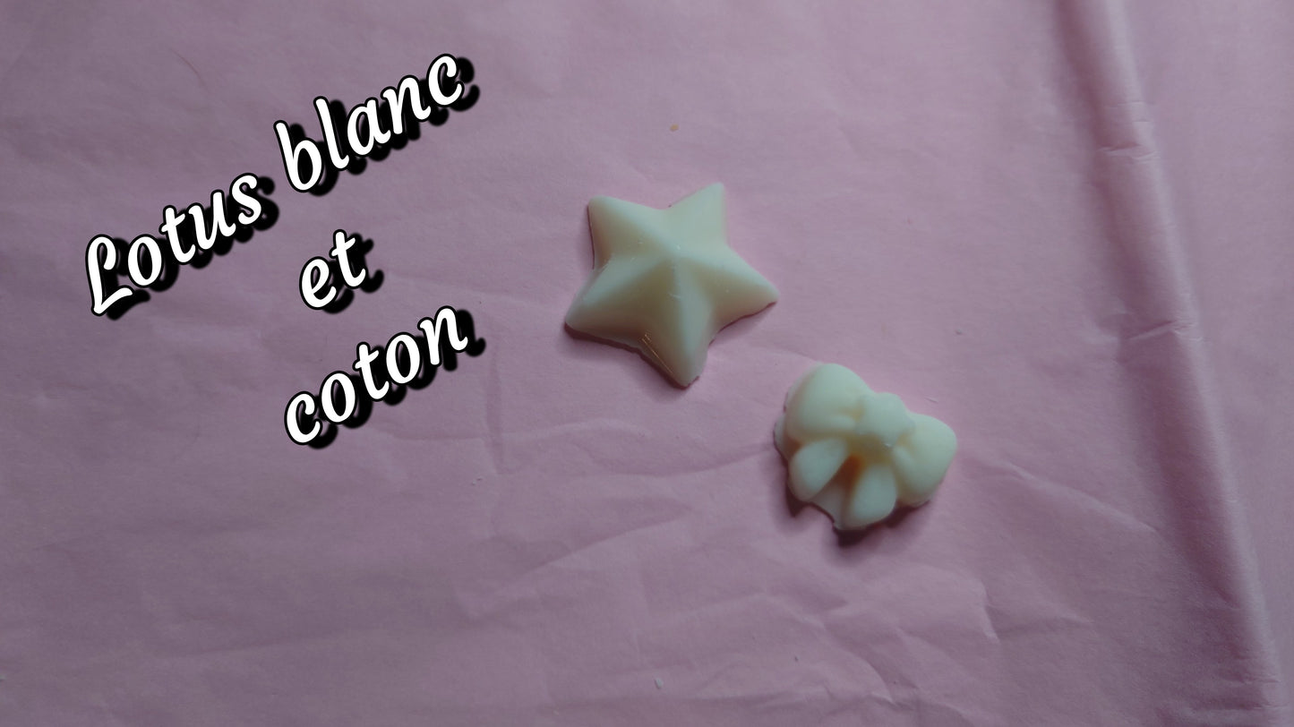 fondant parfumé lotus blanc et coton