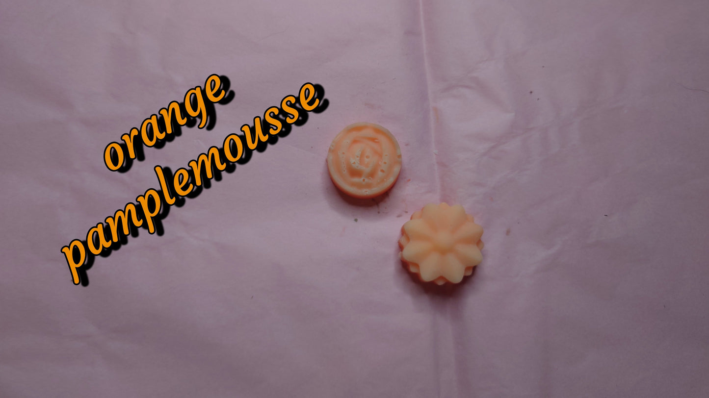 fondant parfumé orange pamplemousse