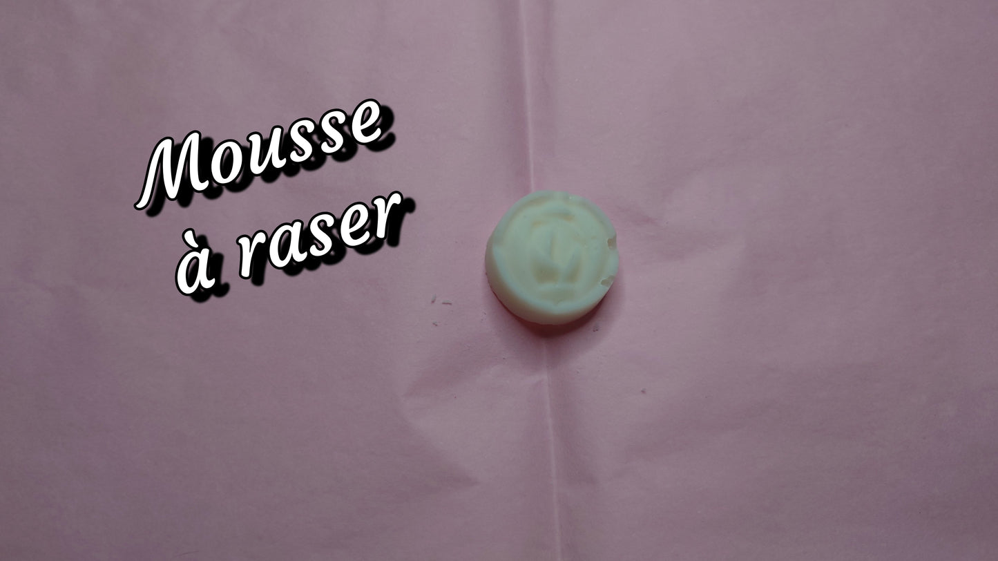 fondant parfumé mousse à raser