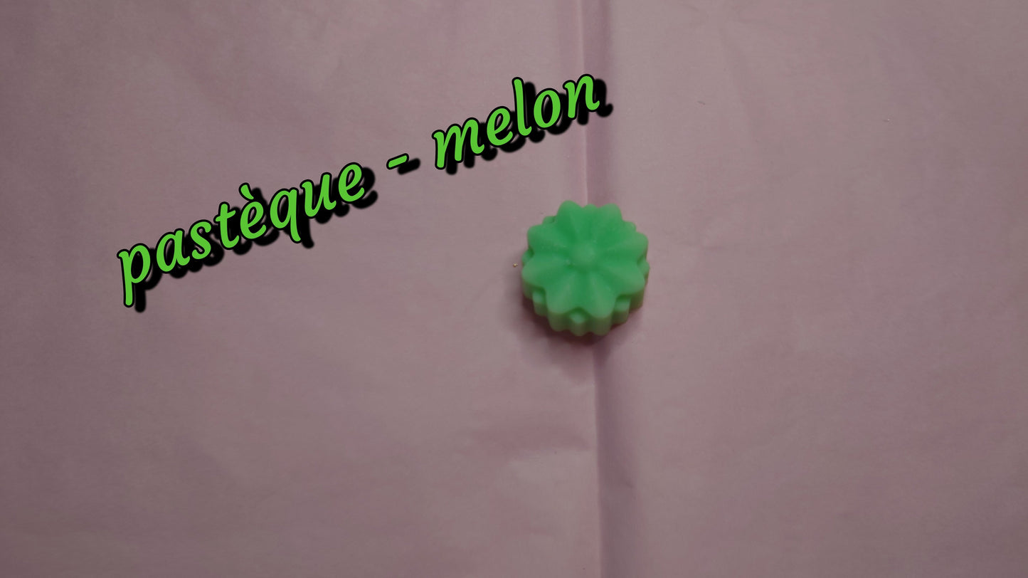 fondant parfumé melon pasteque