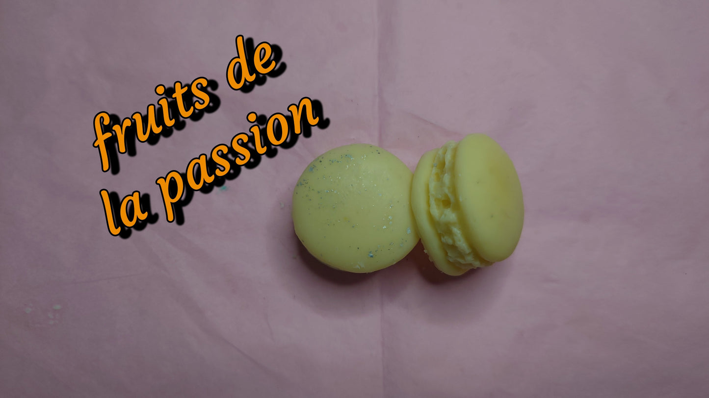 fondant parfumé format macaron fruits de la passion