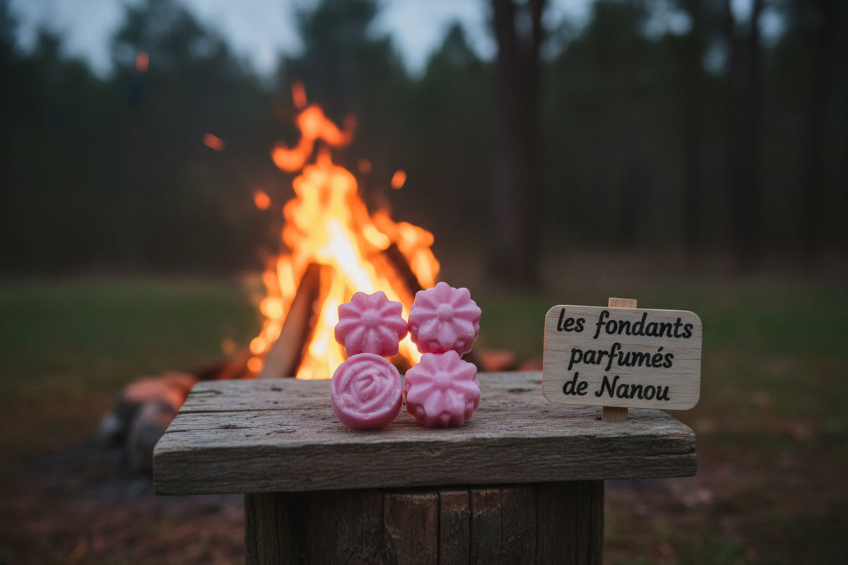 "fondant parfumé feu de bois"