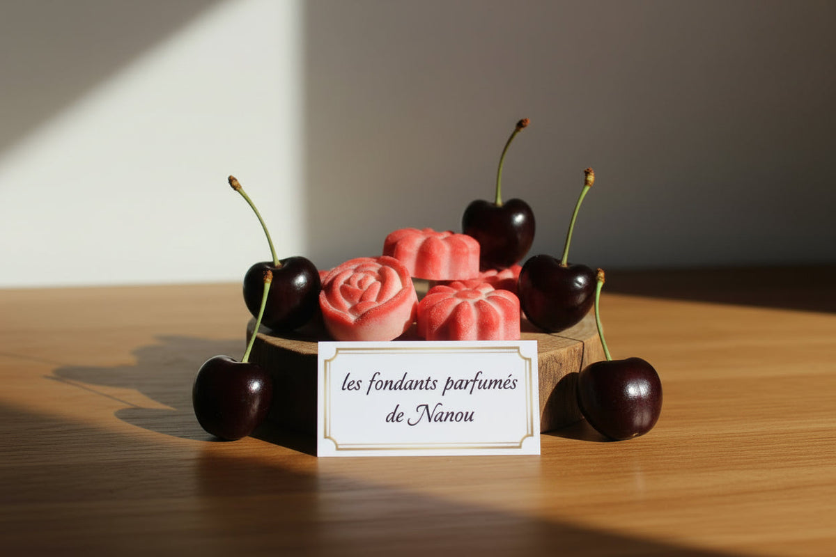 "fondant parfumé cerise noire"