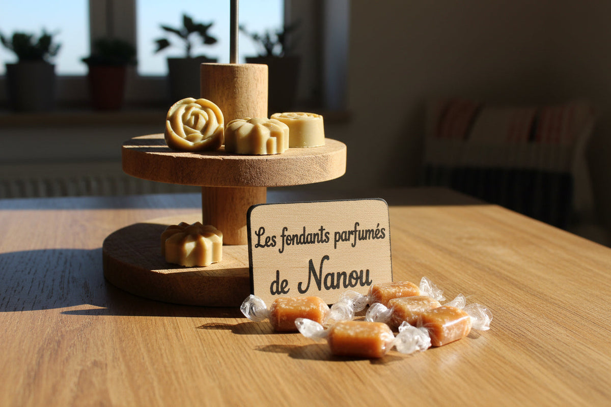 "fondant parfumé caramel au beurre salé"