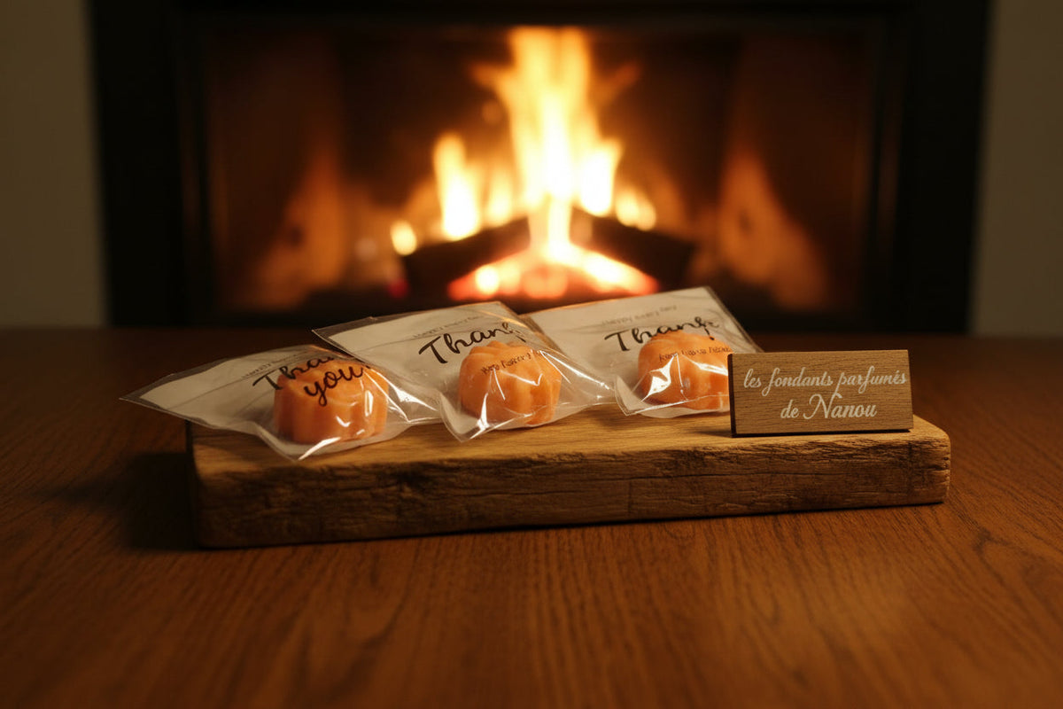 "fondant parfumé au coin du feu"