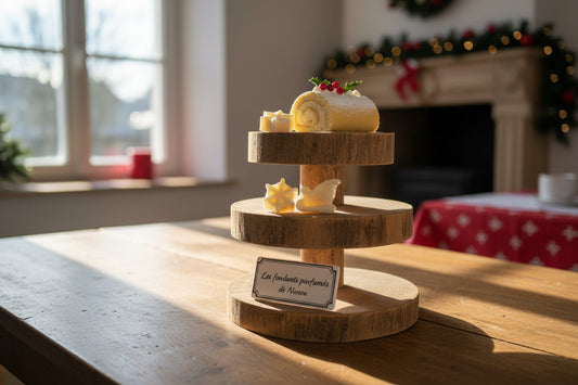 "Fondant parfumé bûche de noël - Les fondants parfumés de nanou"