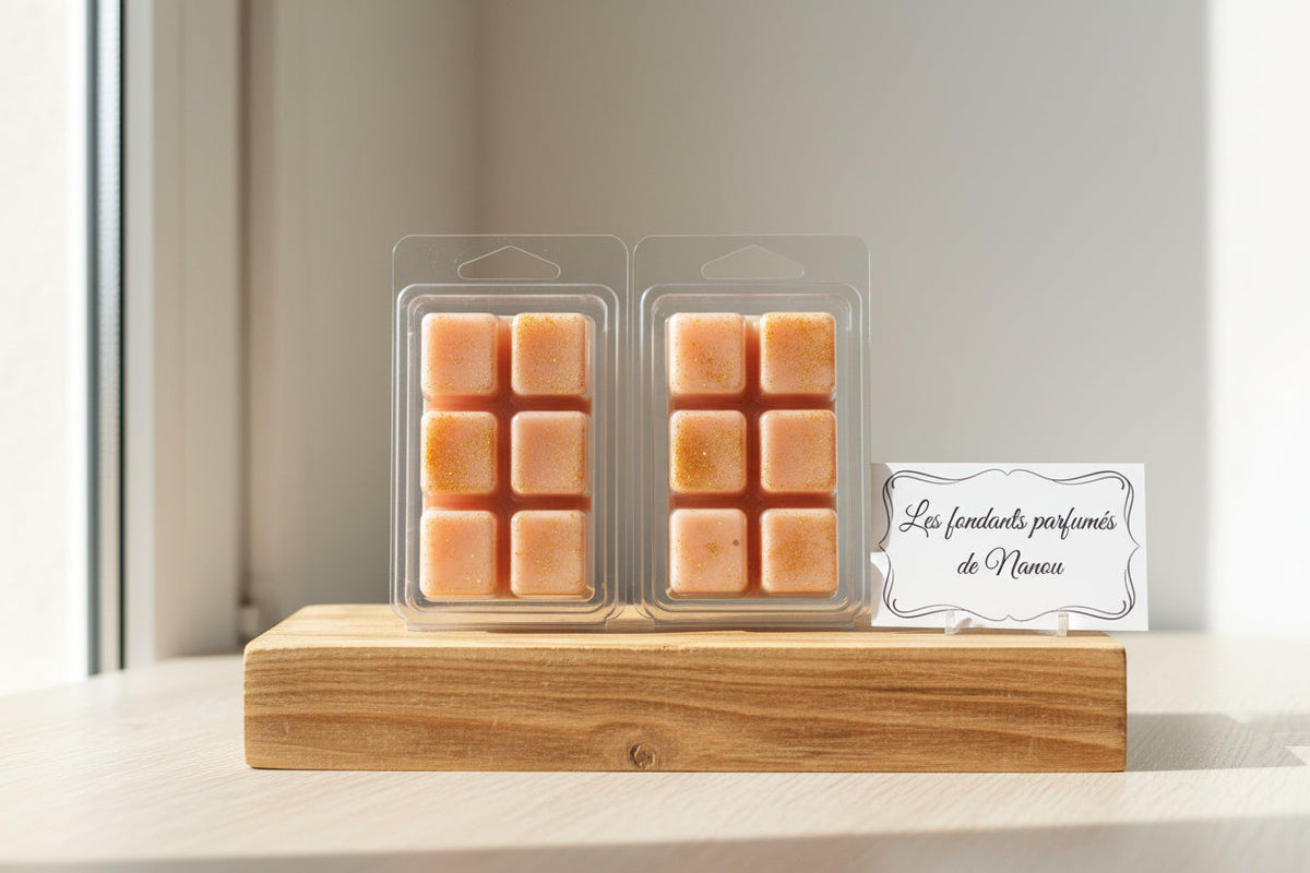 "Fondant parfumé clamshell (boite) cannelle douce - Les fondants parfumés de nanou"