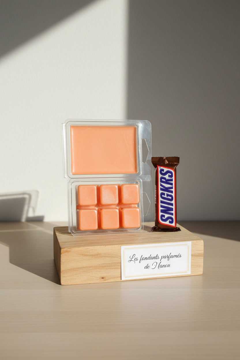 "Fondant parfumé clamshell (boîte) snikers - Les fondants parfumés de nanou"