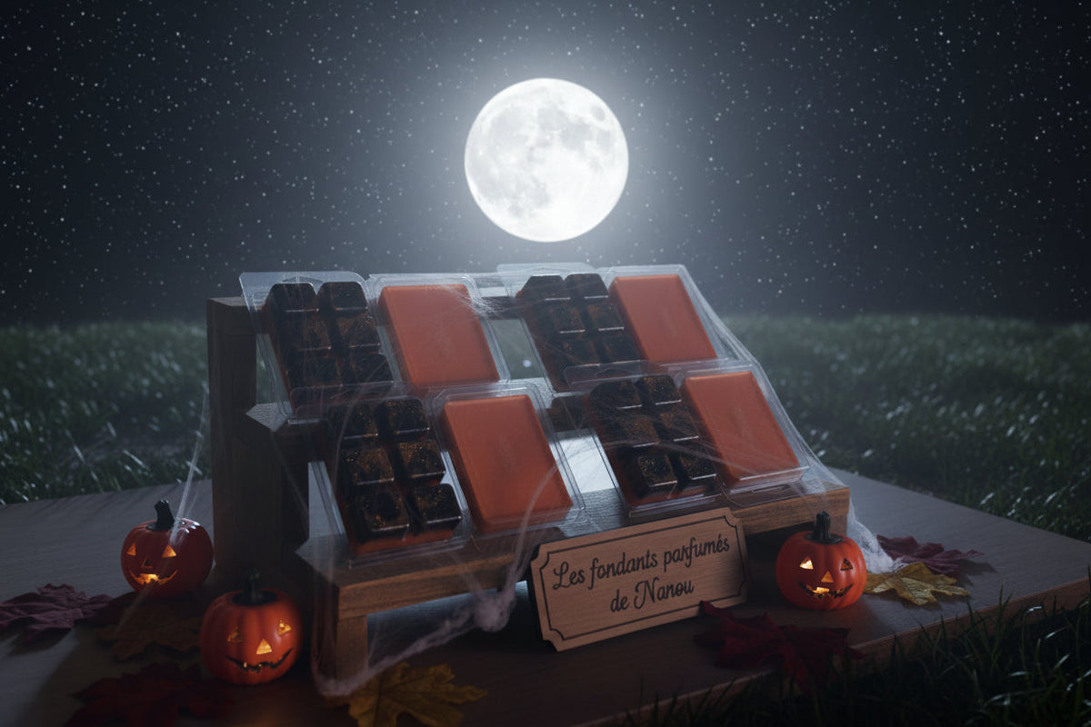 "Fondant parfumé clamshell (boîte) halloween - Les fondants parfumés de nanou"
