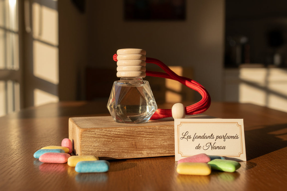 "diffuseur de parfum pour voiture fraise"