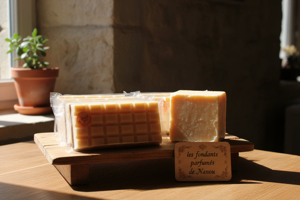 "Fondant parfumé format tablette savons de Marseille - Les fondants parfumés de nanou"