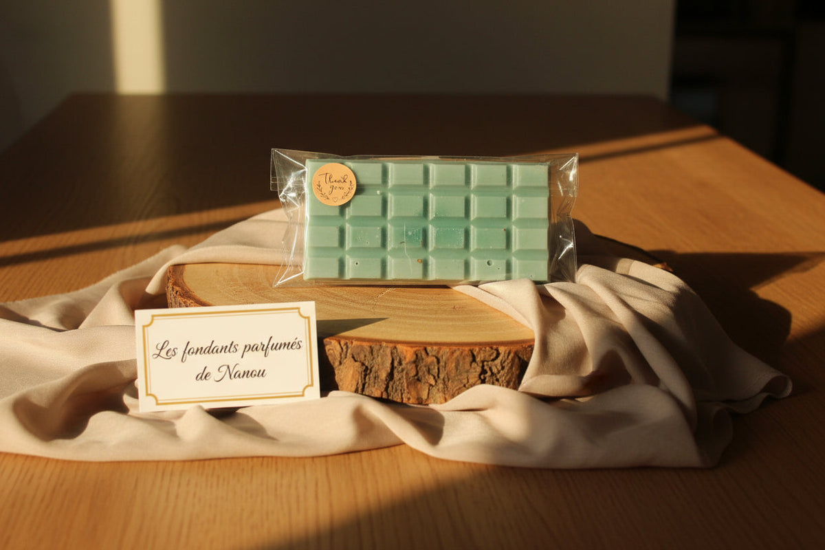 "Fondant parfumé format tablette cachemire et soie - Les fondants parfumés de nanou"