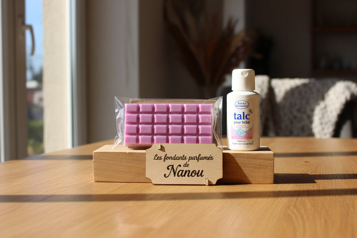 "fondant parfumé format tablette baby love"