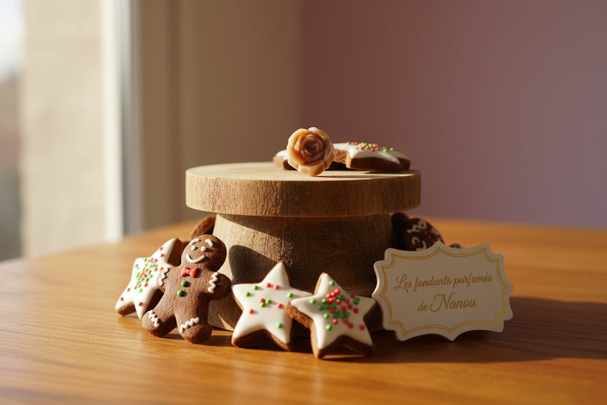 "fondant parfumé gateau de noel"