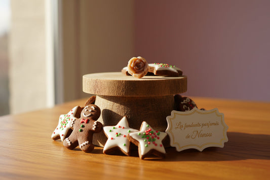"fondant parfumé gateau de noel"