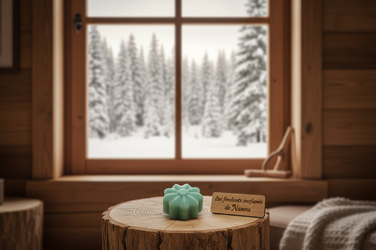 "fondant parfumé chalet en laponie"