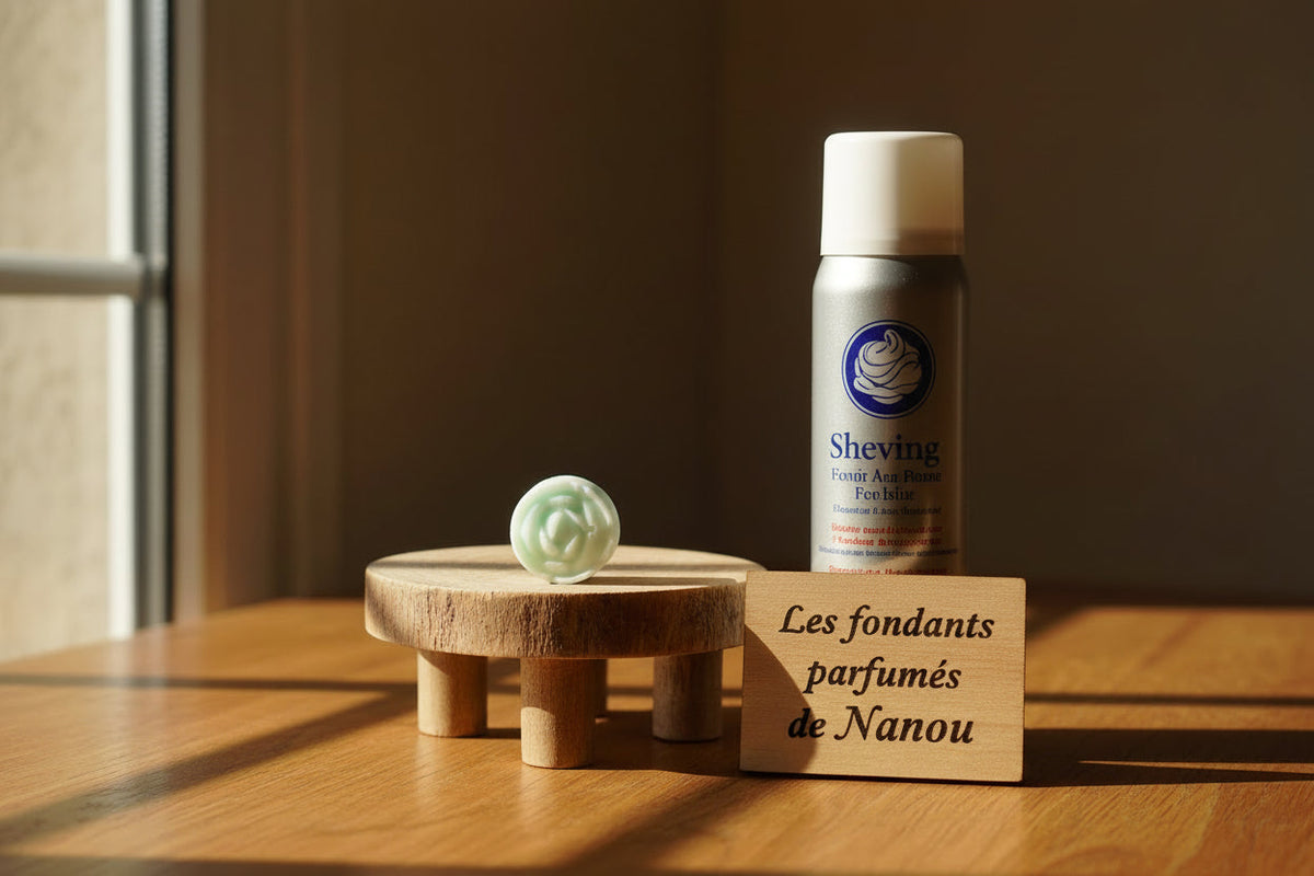 "fondant parfumé mousse à raser"