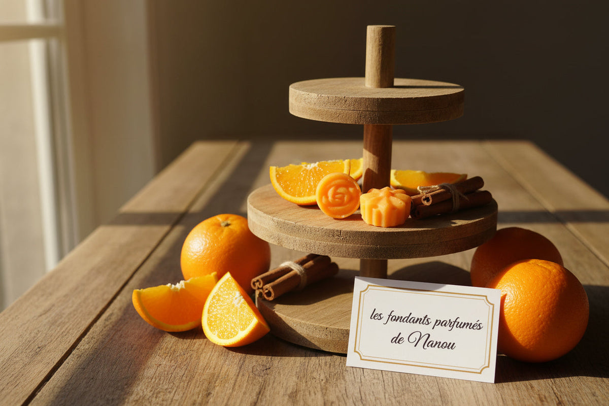 "fondant parfumé orange cannelle"