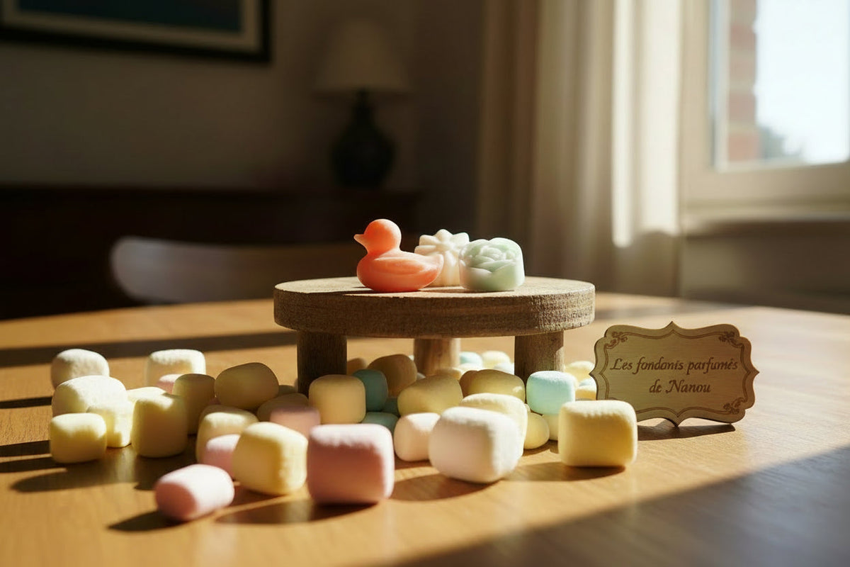 "fondant parfumé guimauve"