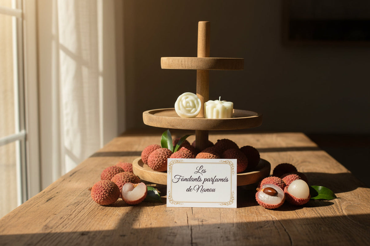 "fondant parfumé litchi"