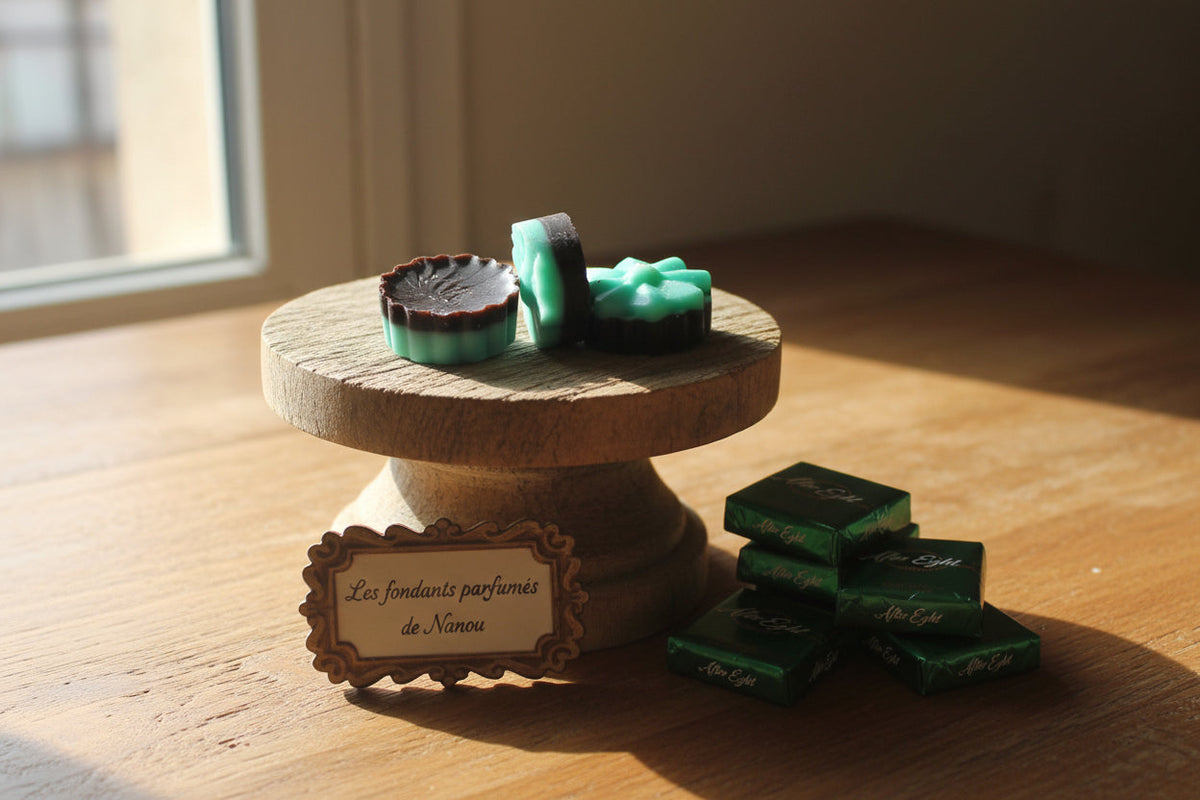 "fondant parfumé menthe chocolat"